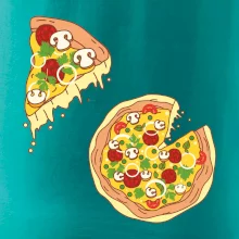 Pizza + Pizza kousek