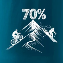 Narodeniny cyklista a lyžiar 70