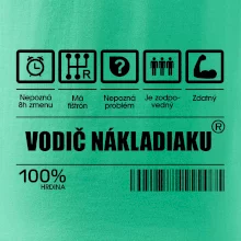 Čiarový kód - Vodič nákladiaku Čiarový kód - Vodič nákladiaku