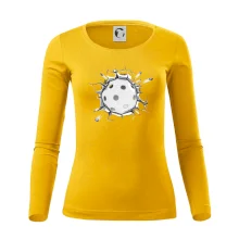 Florbal lopta v triku Florbal lopta v triku