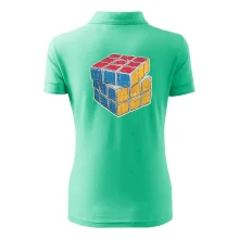 Rubikova kocka kreslená