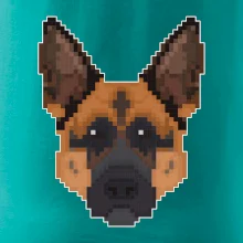 Nemecký ovčiak - Rozpixelovaný