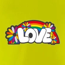 Love s dúhou v pozadí