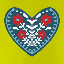 Folklór - srdce modré plné
