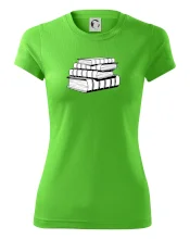 Knihy čiernobiele na sebe