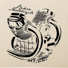 Biker Motorcycle motor