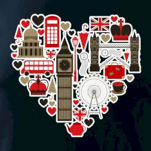 Britské srdce - objekty