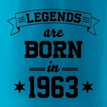 Legends are born in 1963