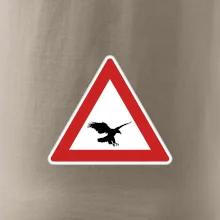 Dopravná značka - Pozor orol Dopravná značka - Pozor orol