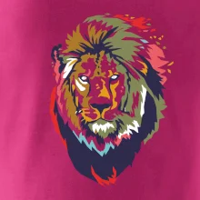 Hlava leva kreslená jednoduchá