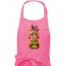 Mayová maska s perím