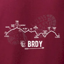 Profil kopců - Brdy