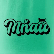 Mňau nápis