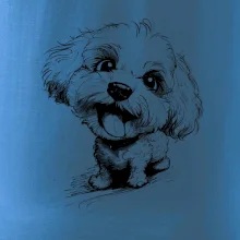 Čiernobiela karikatúra Bišónik