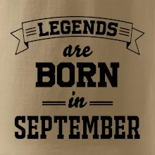Legends are born in September