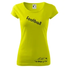 FOOTBALL nápis šikmo FOOTBALL nápis šikmo