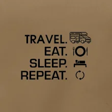 Eat sleep travel - alkovna