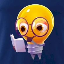 Žiarovka premýšľa nad knihou