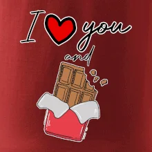 I love you and chocolate