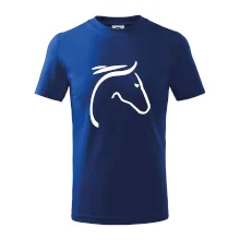 Kôň - hlava silueta