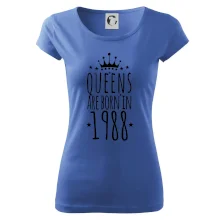 Queens are born in 1988