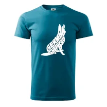 Nemecký ovčiak sediaci napis Nemecký ovčiak sediaci napis