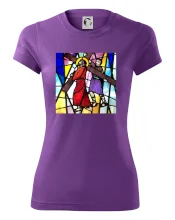 Vitráž - Ježiš a kríž