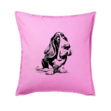 Čiernobiela karikatúra baset