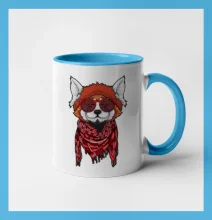 Červená panda hipster Červená panda hipster