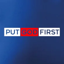 Put God first obdĺžnik Put God first obdĺžnik