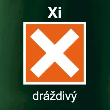 Xi Dráždivý - Výstražná tabuľka na tričku Xi Dráždivý - Výstražná tabuľka na tričku
