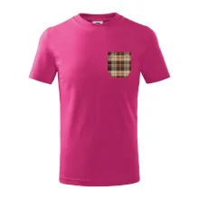 Flanelové triko hnědé