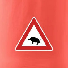 Dopravná značka - Pozor diviak