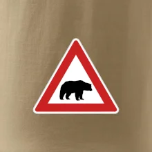 Dopravná značka - Pozor ľadový medveď