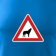 Dopravná značka - Pozor vlk