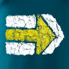 Párová turistická značka žlutá