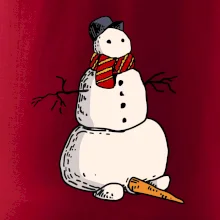 Snehuliak so spadnutým nosom