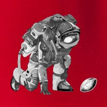 Americký futbal astronaut