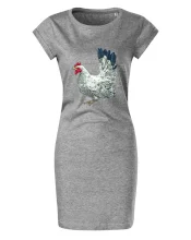 Sliepka kreslená biela