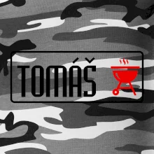 Tričko na grilovanie s vlastným menom