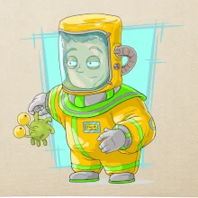 Vesmírny vojak zelený