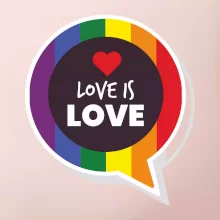 Love is love bublina