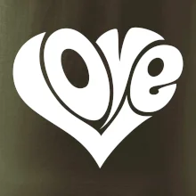 Love nápis jednoduchý