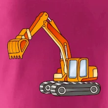 Bager bez nápisu oranžový Bager bez nápisu oranžový