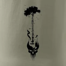 Gitara strom a lebka Gitara strom a lebka