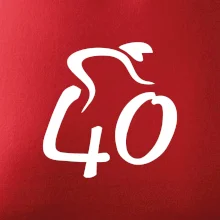 Cyklista oslavuje štyridsiatku (40)