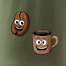 Parové tričko - Hrnček a káva