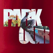 Parkour nápis v meste