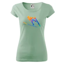 Skokan na lyžiach splash