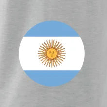 Argentína vlajka guľatá